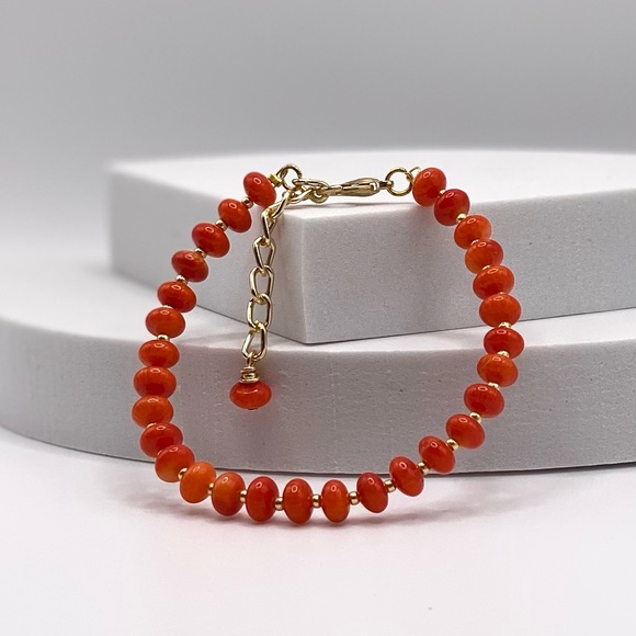 Beautiful Coral Bracelet - Picture 6 of 12